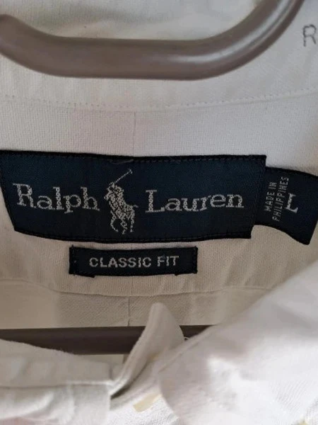 Camisa de Manga Longa Branca / Ralph Lauren / U.S. Open 2013 / Tamanho L / Masculino / Classic Fit – photo 3